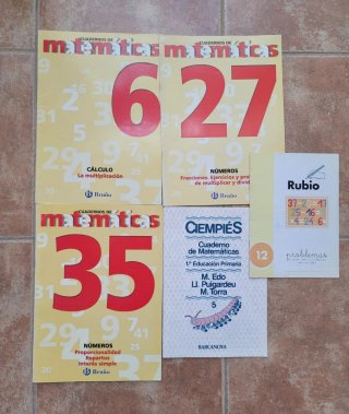 Cuadernos de Matemáticas Primaria - desde 1€