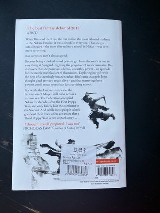 Libro Poppy War RF Kuang en inglés