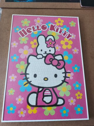 Puzzle Hello Kitty Flores