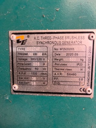 Grupo Electrógeno 150KVA Insonorizado