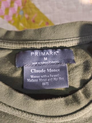Camiseta Primark Claude Monet Verde