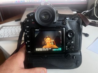 Nikon D850 con empuñadura vertical