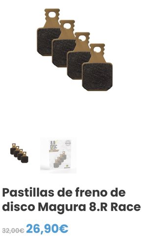 Pastillas Freno Magura 8.R Disc RaceNuevas co2