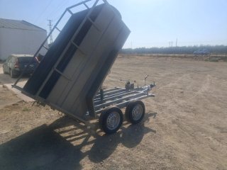 REMOLQUE BASCULANTE HIDRÁULICO 210x130x72 2 EJES