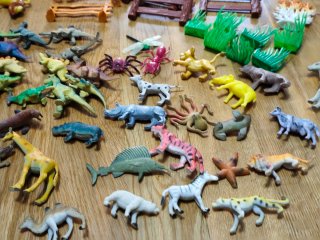 Lote Juguetes Animales Plástico