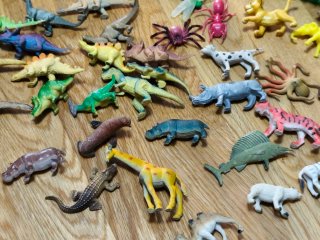 Lote Juguetes Animales Plástico