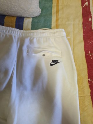 Pantalón chándal Nike blanco