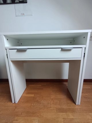 Escritorio consola extensible con cajón