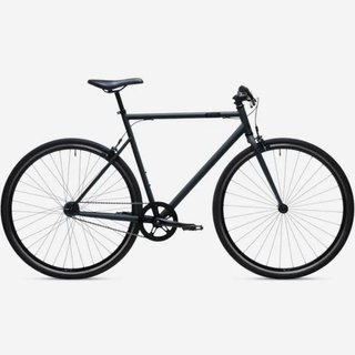 Bicicleta Fixie ELOPS 500 Gris Carbono