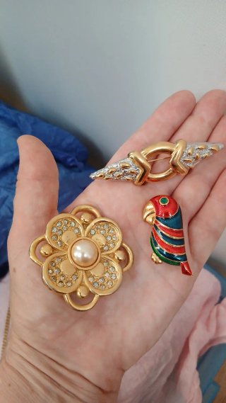 Lote Broches Vintage Años 80/90