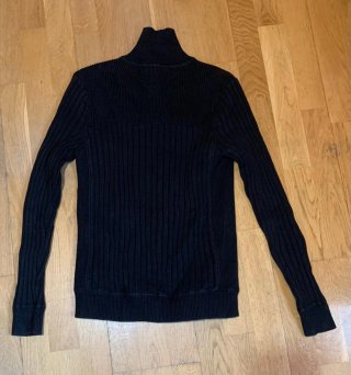 Jersey Tommy Hilfiger Cremallera Negro Talla M