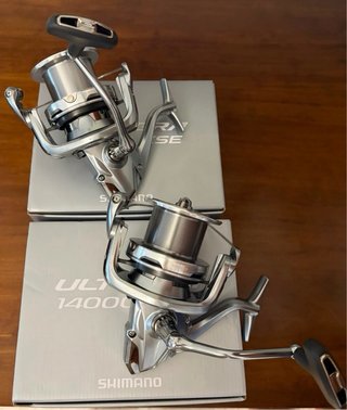 2 Carretes Shimano Ultegra XSE + 2 Cañas Cinnetic