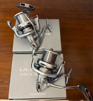 2 Carretes Shimano Ultegra XSE + 2 Cañas Cinnetic