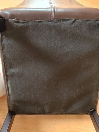 6 Sillas Salón Piel Sintética Marrón Oscuro