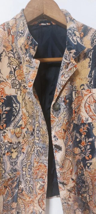 Chaqueta Vintage Estampada T40