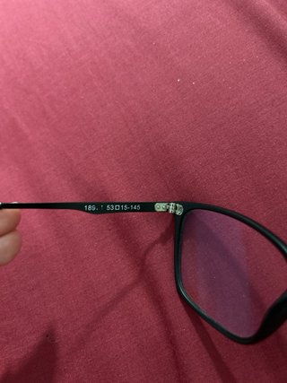 Montura de gafas negra