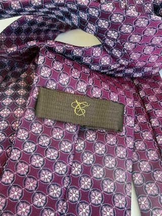 Corbata Canali 1934 Seda Italia