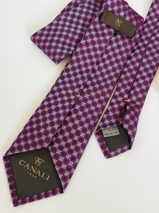 Corbata Canali 1934 Seda Italia