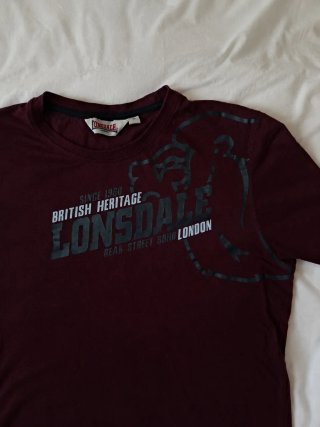 Camiseta Lonsdale granate