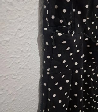 Vestido mini lunares Zara