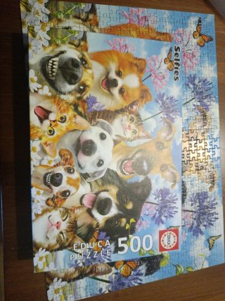 Puzzle Educa 500 Piezas Animales Selfies