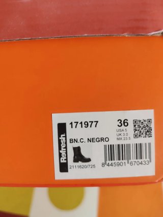 Botas Refresh negras