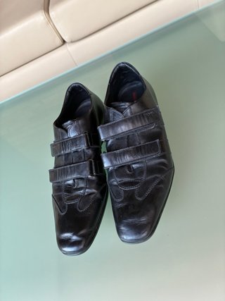 Zapatos Prada Piel Negros Talla 45