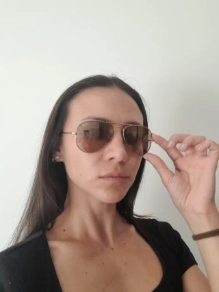 Gafas de sol Ray-Ban Aviator Marrones y Doradas