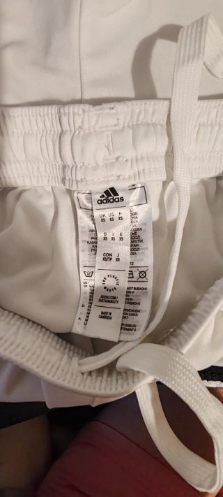 Pantalón corto fútbol Adidas blanco