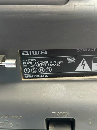 Radio cassette CD Aiwa CSD-SR600EZ