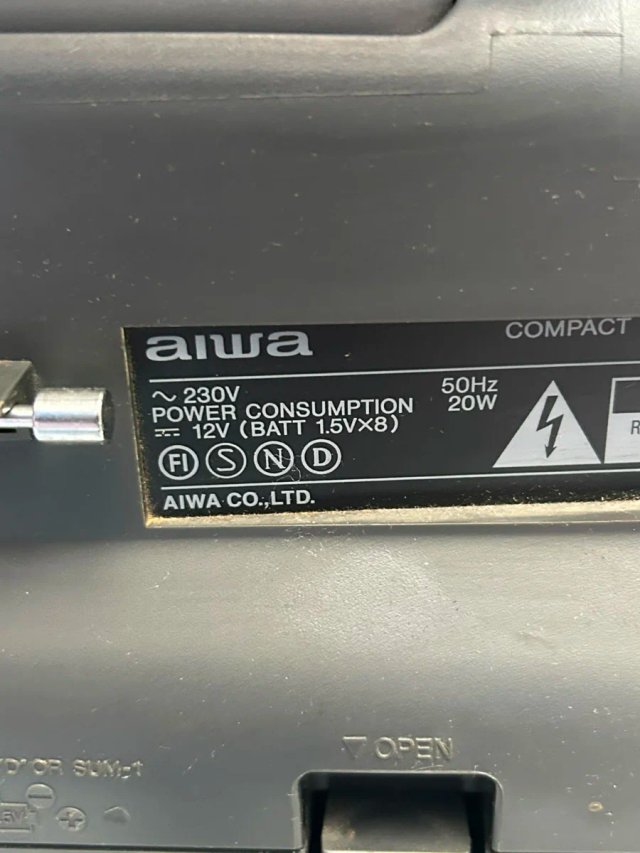 Radio cassette CD Aiwa CSD-SR600EZ