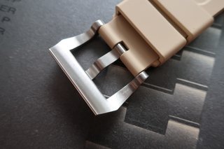 Correa caucho para Panerai 24mm Beige