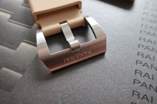 Correa caucho para Panerai 24mm Beige