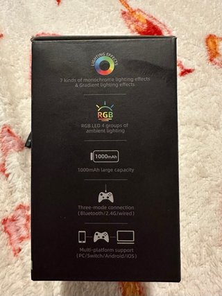 Mando gaming RGB con botones traseros