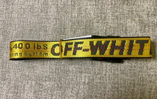 Cinturón Off-White Amarillo y Negro