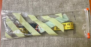 Cinturón Off-White Amarillo y Negro