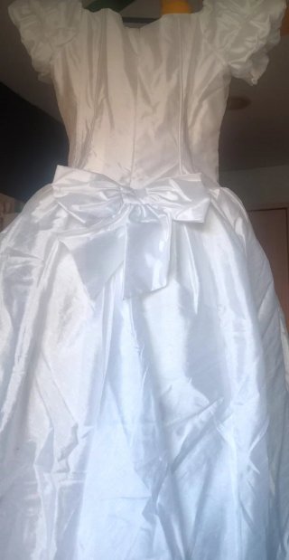Vestido Novia Palabra de Honor Talla S