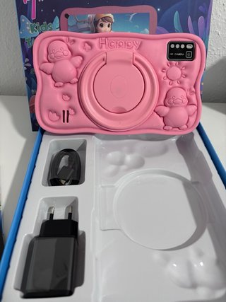Tablet Infantil educativa de 7” Rosa + Cargador