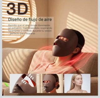 PRECINTADA‼️Máscara facial LED