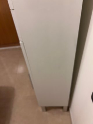 Mueble de baño alto blanco