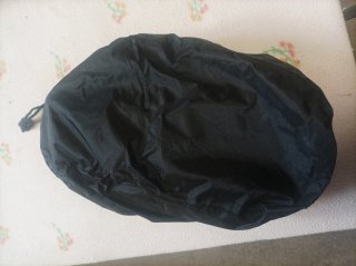 Mochila para moto clásica.