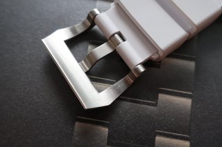 Correa caucho para Panerai 24mm Blanco