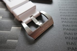 Correa caucho para Panerai 24mm Blanco