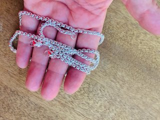Conjunto Cadena y Pulsera Plata