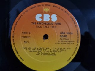 The Psychedelic Furs - Talk Talk Talk Lp