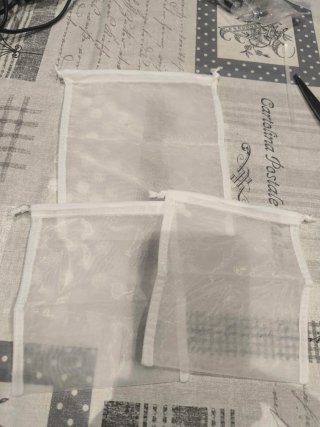 Bolsas de malla para material filtrante