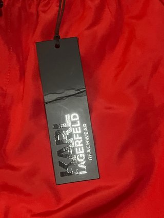 Bañador Karl Lagerfeld Rojo