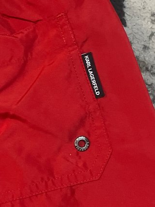 Bañador Karl Lagerfeld Rojo