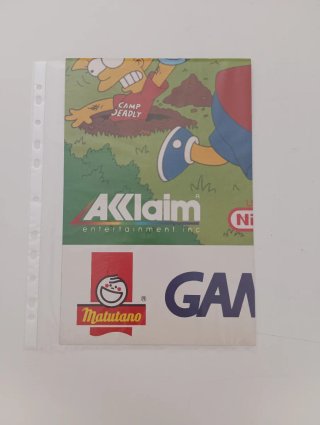 Póster Bart Simpsons Game Boy Matutano.