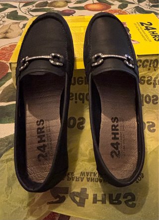 Mocasines 24HRS azul marino T.36
